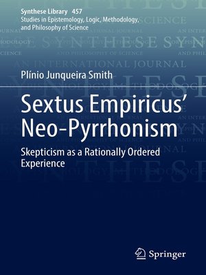 cover image of Sextus Empiricus' Neo-Pyrrhonism